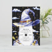 シンプルお洒落おもしろい誕生日 招待状 (スタンド正面)