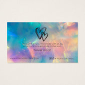 シンプルお洒落モダンハート割引 (裏面)