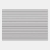 シンプルお洒落白黒ストライプ ラッピングペーパーシート (正面)