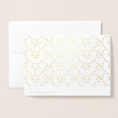 シンプルお洒落箔カード 箔カード (裏面封筒付き)