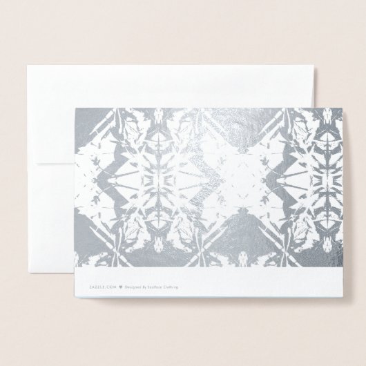 シンプルお洒落箔カード 箔カード (裏面封筒付き)