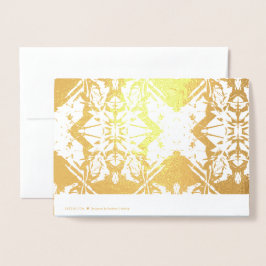 シンプルお洒落箔カード 箔カード