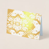 シンプルお洒落箔カード 箔カード (正面)