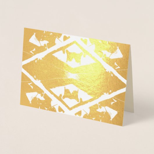 シンプルお洒落箔カード 箔カード (正面)