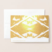 シンプルお洒落箔カード 箔カード (裏面封筒付き)
