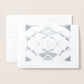 シンプルお洒落箔カード 箔カード (裏面封筒付き)