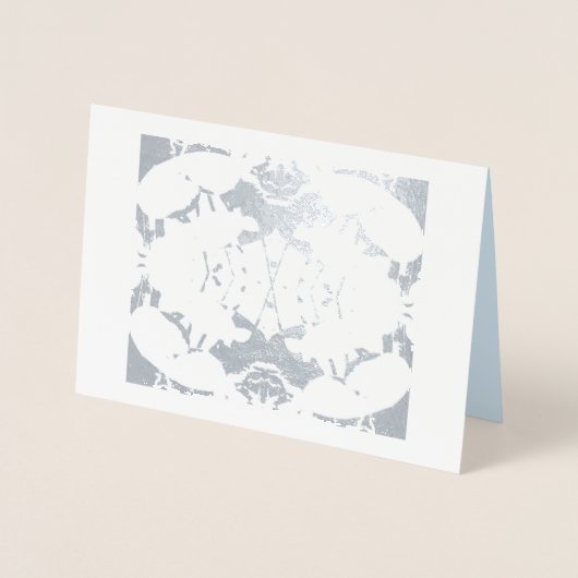 シンプルお洒落箔カード 箔カード (正面)