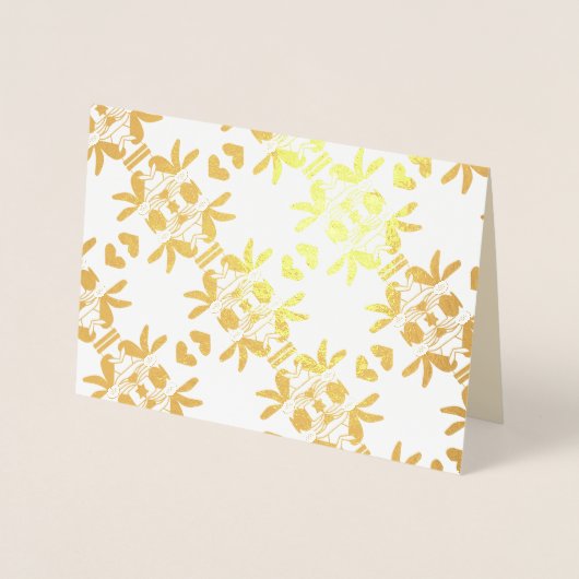 シンプルお洒落箔カード 箔カード (正面)