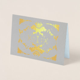 シンプルお洒落箔カード 箔カード