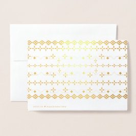 シンプルお洒落箔カード 箔カード