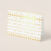 シンプルお洒落箔カード 箔カード (正面)