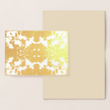 シンプルお洒落箔カード