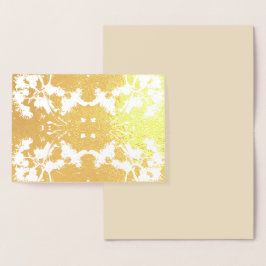 シンプルお洒落箔カード 箔カード