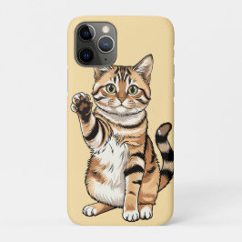 シンプルかわいいデザイン ネコ好き男性用 iPhone 11 PROケース