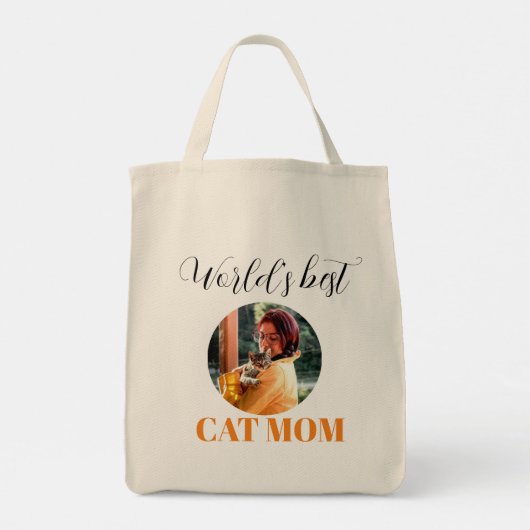 シンプルかわいいワールドの猫のマ最高のマの写真 トートバッグ (裏面)