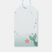 シンプルかわいい小さな人魚 ギフトタグ (裏面)