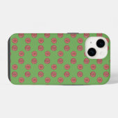 シンプルかわいい赤いボタン Case-Mate iPhoneケース iPhone 14ケース (裏面横)