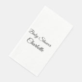 シンプルかわいこちゃん追加ミニマル名ベビー赤ちゃんシャワーThr (コーナー)