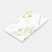 シンプルかわいらしミニマルホリディグリーナリー ポストイット (アングル)