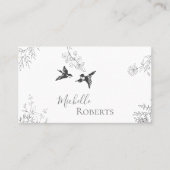 シンプルかわいらし鳥枝園 名刺 (正面)