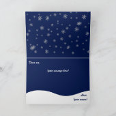 シンプルきらめくエレガントグリッタースパークル カード (内部)