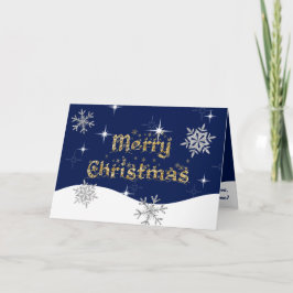 シンプルきらめくエレガントグリッタースパークル カード