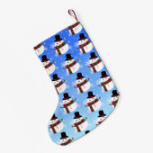 シンプルきらめくエレガントグリッタースパークル スモールクリスマスストッキング (裏面 (吊り時))