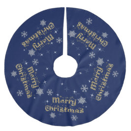 シンプルきらめくエレガントグリッタースパークル ブラッシュドポリエステルツリースカート