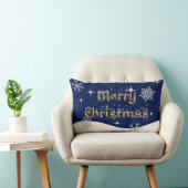 シンプルきらめくエレガントグリッタースパークル ランバークッション (椅子)