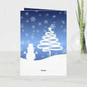 シンプルきらめくエレガントグリッター カード (裏面)