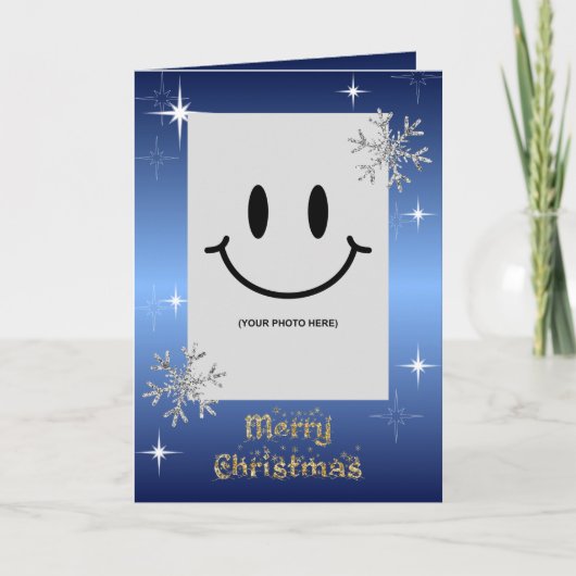 シンプルきらめくエレガントグリッター カード (正面)