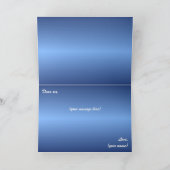 シンプルきらめくエレガントグリッター カード (内部)