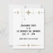 シンプルきらめく 招待状 (裏面)