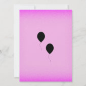 シンプルきらめく 招待状 (裏面)