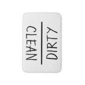 シンプルきれいにして下さい/汚れたモダンな子供 バスマット (正面縦)