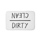 シンプルきれいにして下さい/汚れたモダンな子供 バスマット (正面)