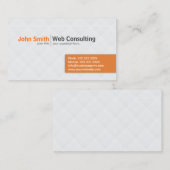 シンプルくもの巣モダンコンサルティングの名刺 名刺 (正面/裏面)