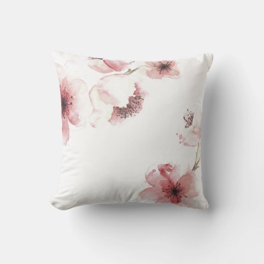 シンプルけれどもエレガントな桜|の装飾用クッション クッション (正面)