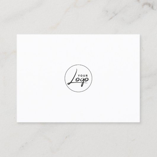 シンプルご注文お礼名刺 名刺 (裏面)