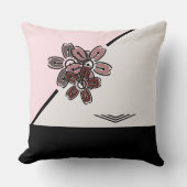 シンプルさくらんぼ芸術的ブロッサム装飾用クッション クッション (正面)