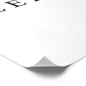 シンプルさを大切に ポスター (角)