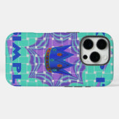 シンプルさを大切に:ロイヤル・クラリティ・パターン・アート Case-Mate iPhoneケース (裏面 (横))