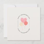 シンプルさ再定義:バレンタインデーの優雅さ シーズンカード (正面)