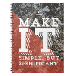 "シンプルしかし重要な"ノート ノートブック