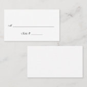 シンプルすべての行事、 – 表の割り当てカード プレイスカード (正面/裏面)