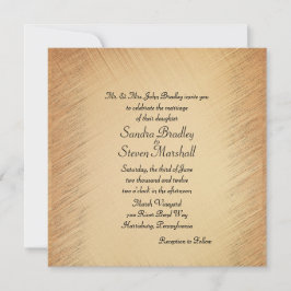 シンプルだエレガント素朴結婚式招待状 招待状