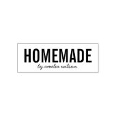 シンプルでおしゃれな名前入り Homemade セルフインキングスタンプ (デザイン)