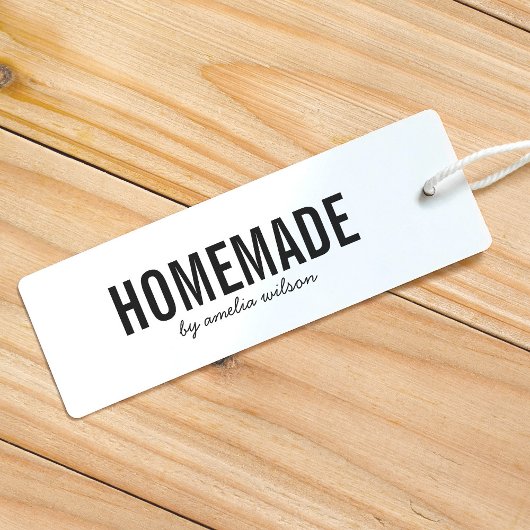 シンプルでおしゃれな名前入り Homemade セルフインキングスタンプ