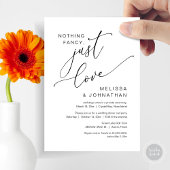 シンプルでおしゃれな結婚式の招待状「エロープメント」 招待状