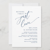 シンプルでおしゃれな結婚式の招待状「愛だけを大切に」 招待状 (正面)